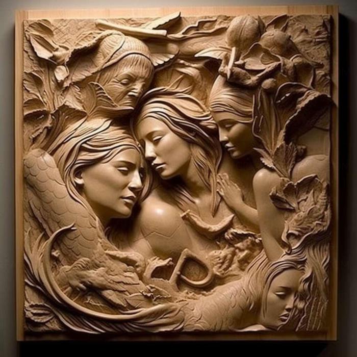 نموذج ثلاثي الأبعاد لآلة CNC 3D Art 